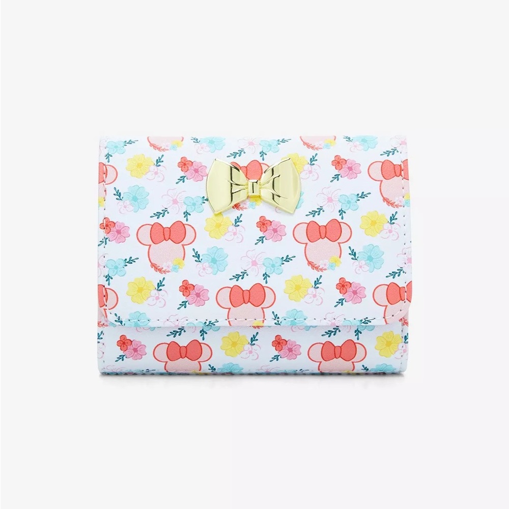 Loungefly Disney Minnie Mouse Flowers Mini Flap Wallet
